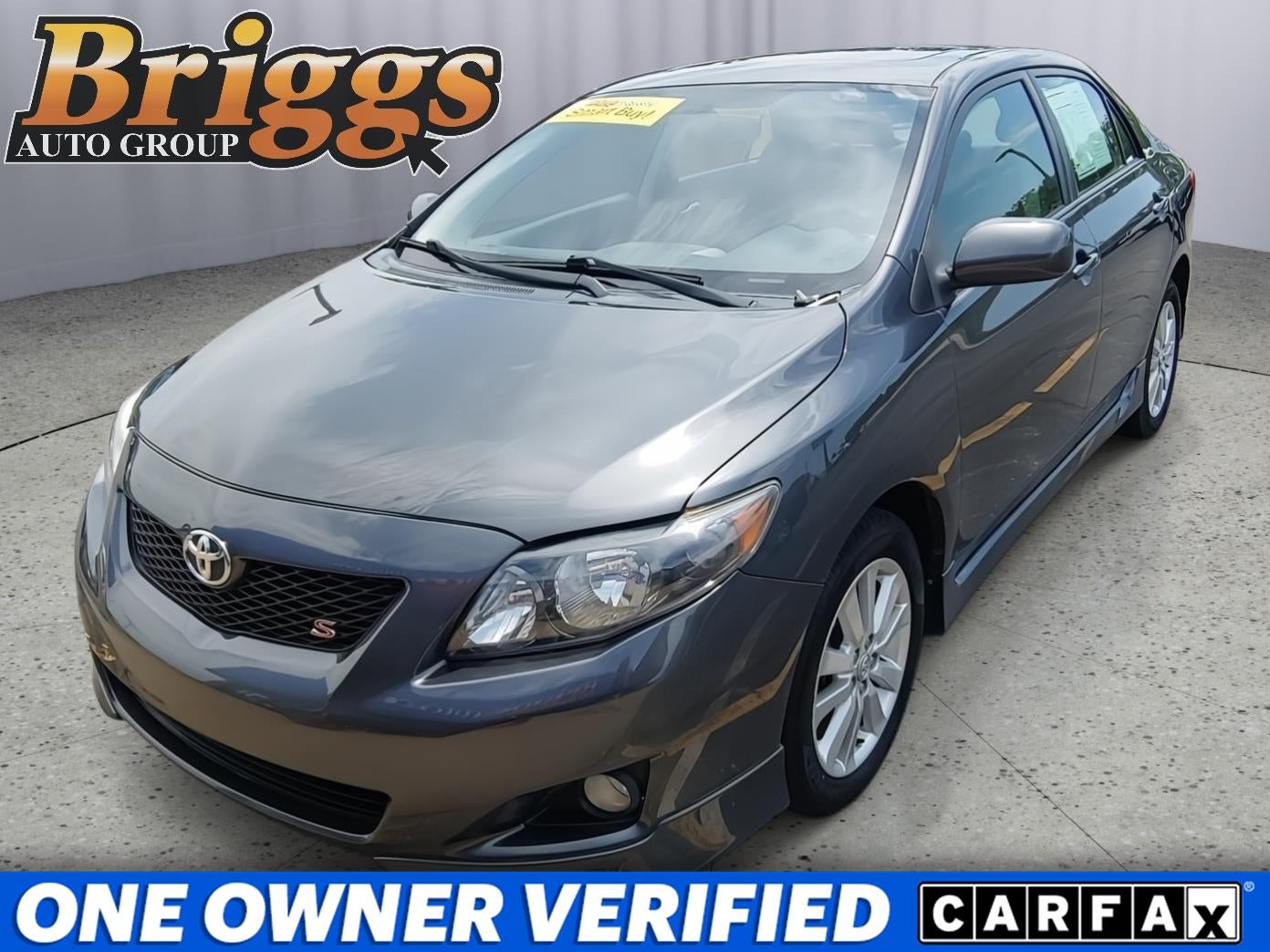 2010 Toyota Corolla NA in Gray — front three-quarter view