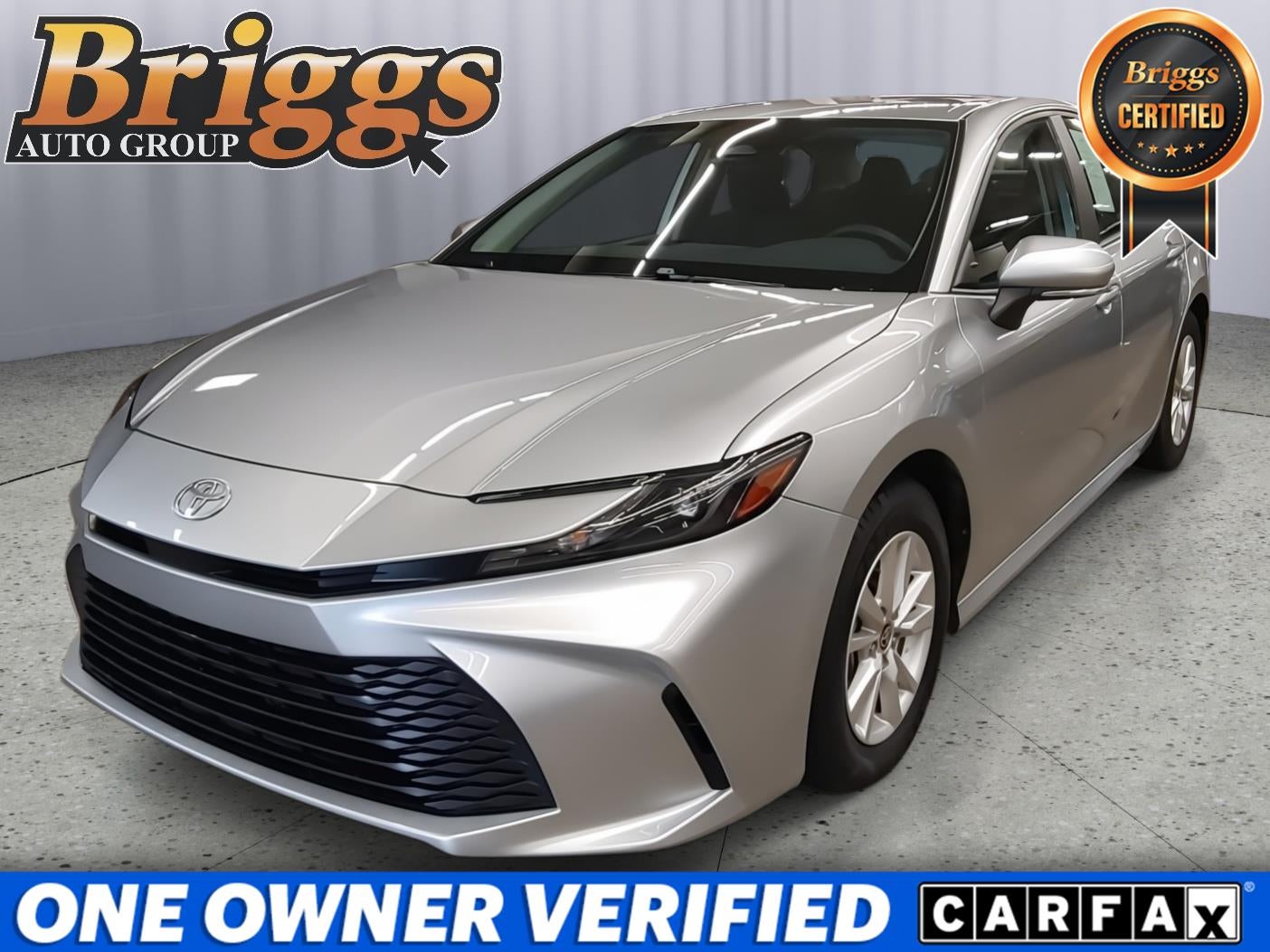 2025 Toyota Camry LE in Other — front three-quarter view