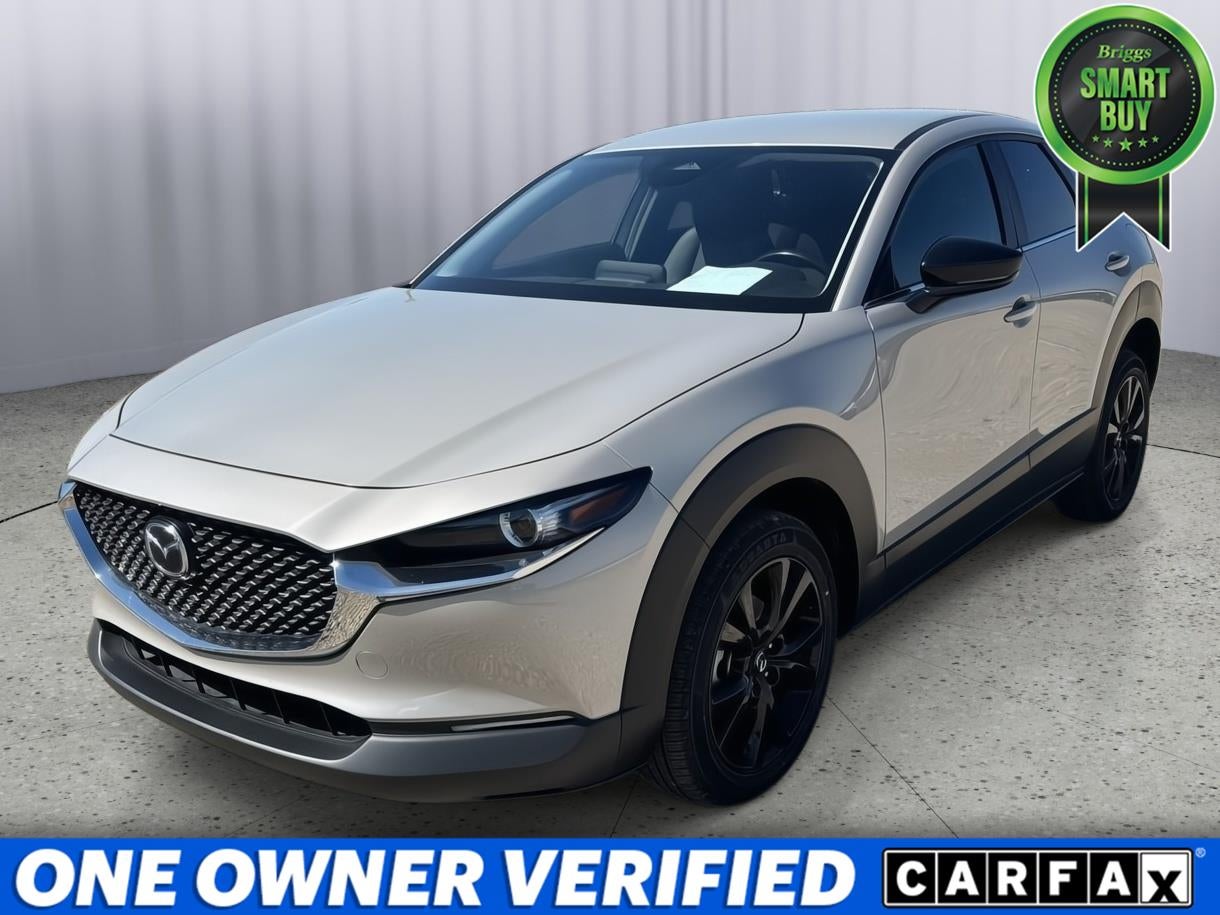 2024 Mazda Mazda CX-30 2.5 S Select Sport in Platinum Quartz Metallic — front three-quarter view