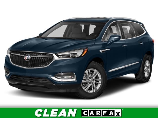 2020 Buick Enclave Essence in Dark Moon Blue Metallic — front three-quarter view