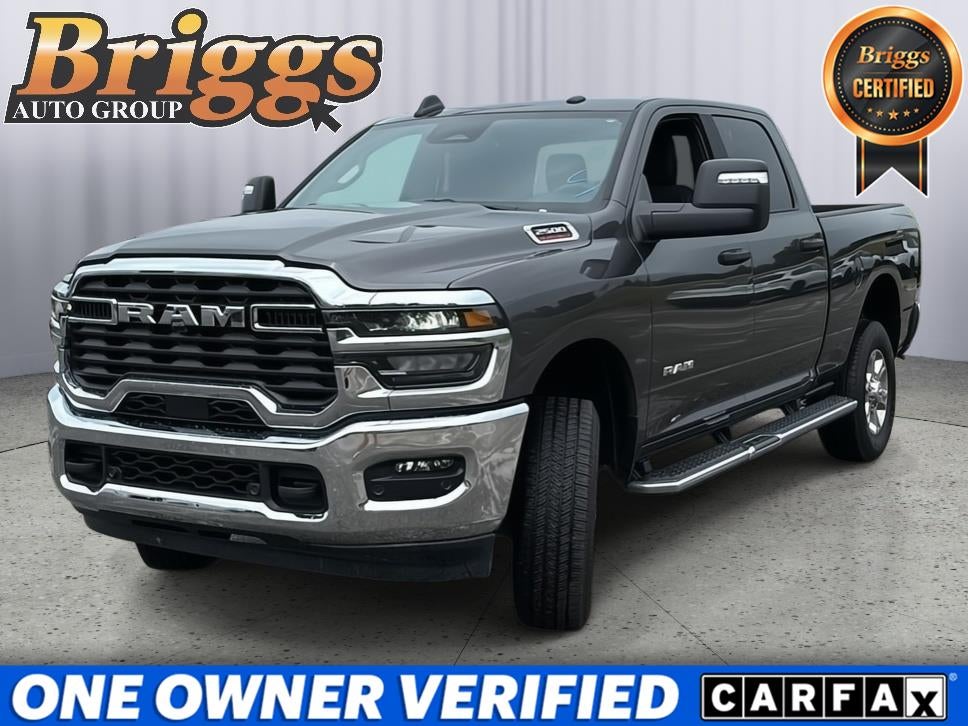 2026 RAM 2500 Big Horn in Granite Crystal Metallic Clearcoat — front three-quarter view