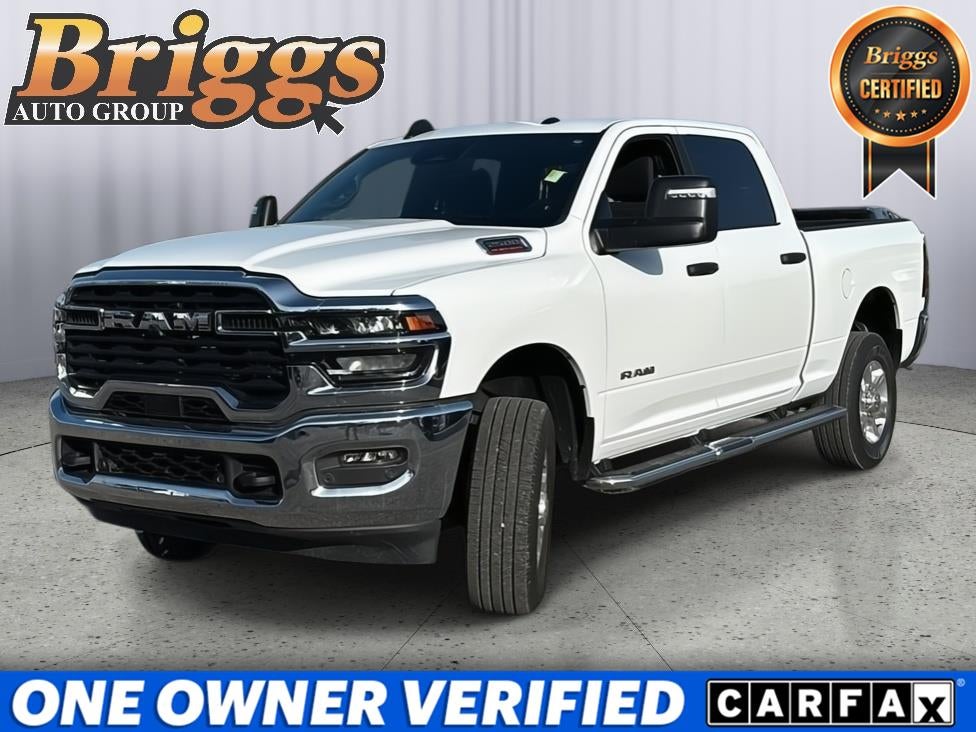2026 RAM 2500 Big Horn in Bright White Clearcoat — front three-quarter view