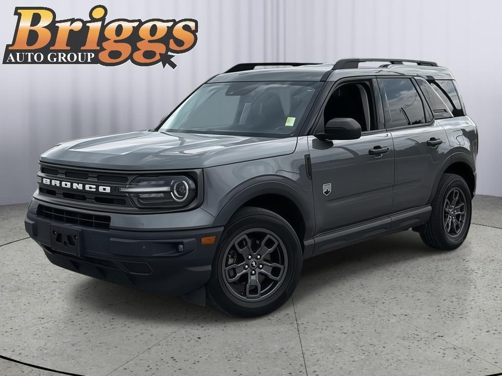 2021 Ford Bronco Sport Big Bend in Carbonized Gray Metallic — front three-quarter view